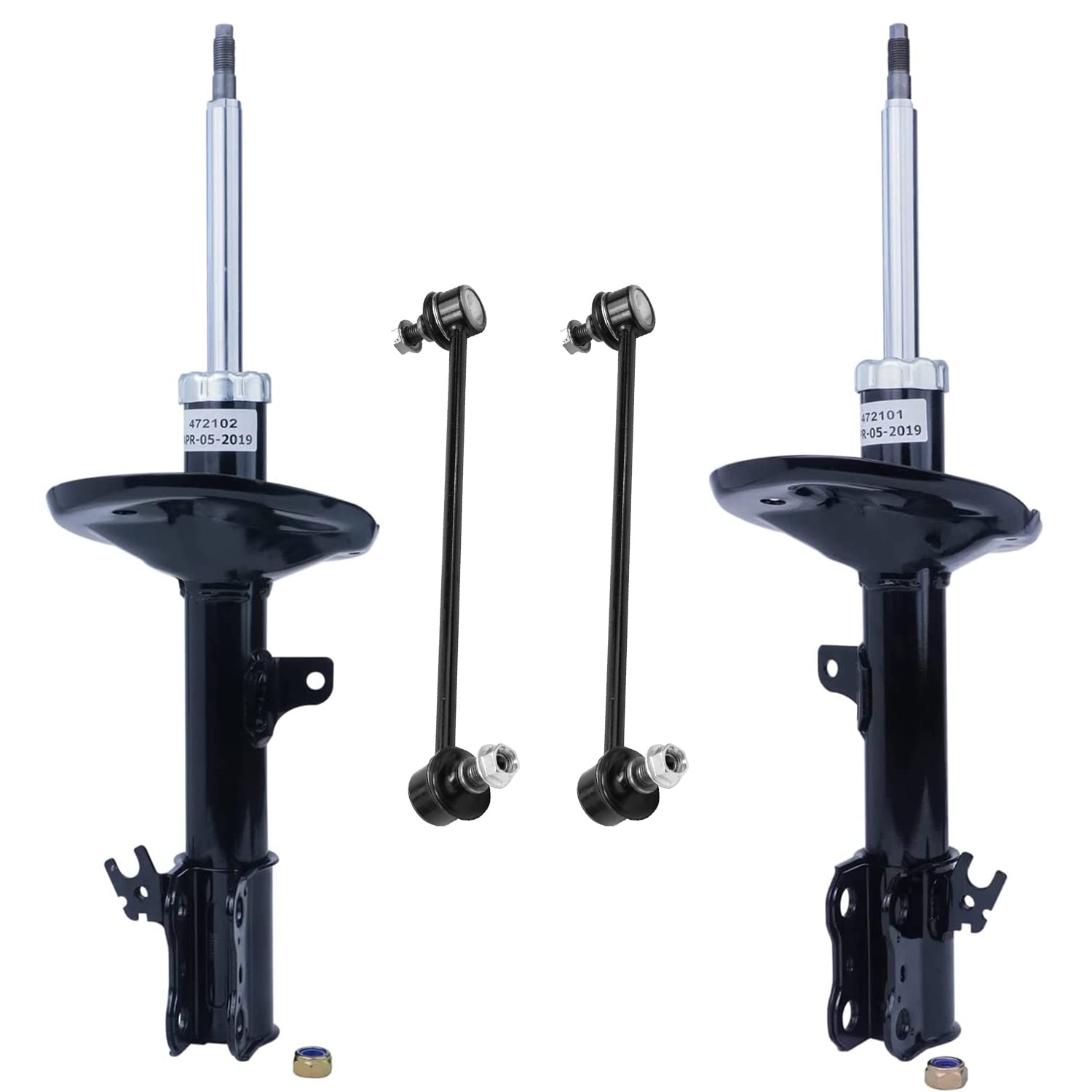 Detroit Axle - Front Shocks Sway Bar Links for 1999-2003 Lexus RX300