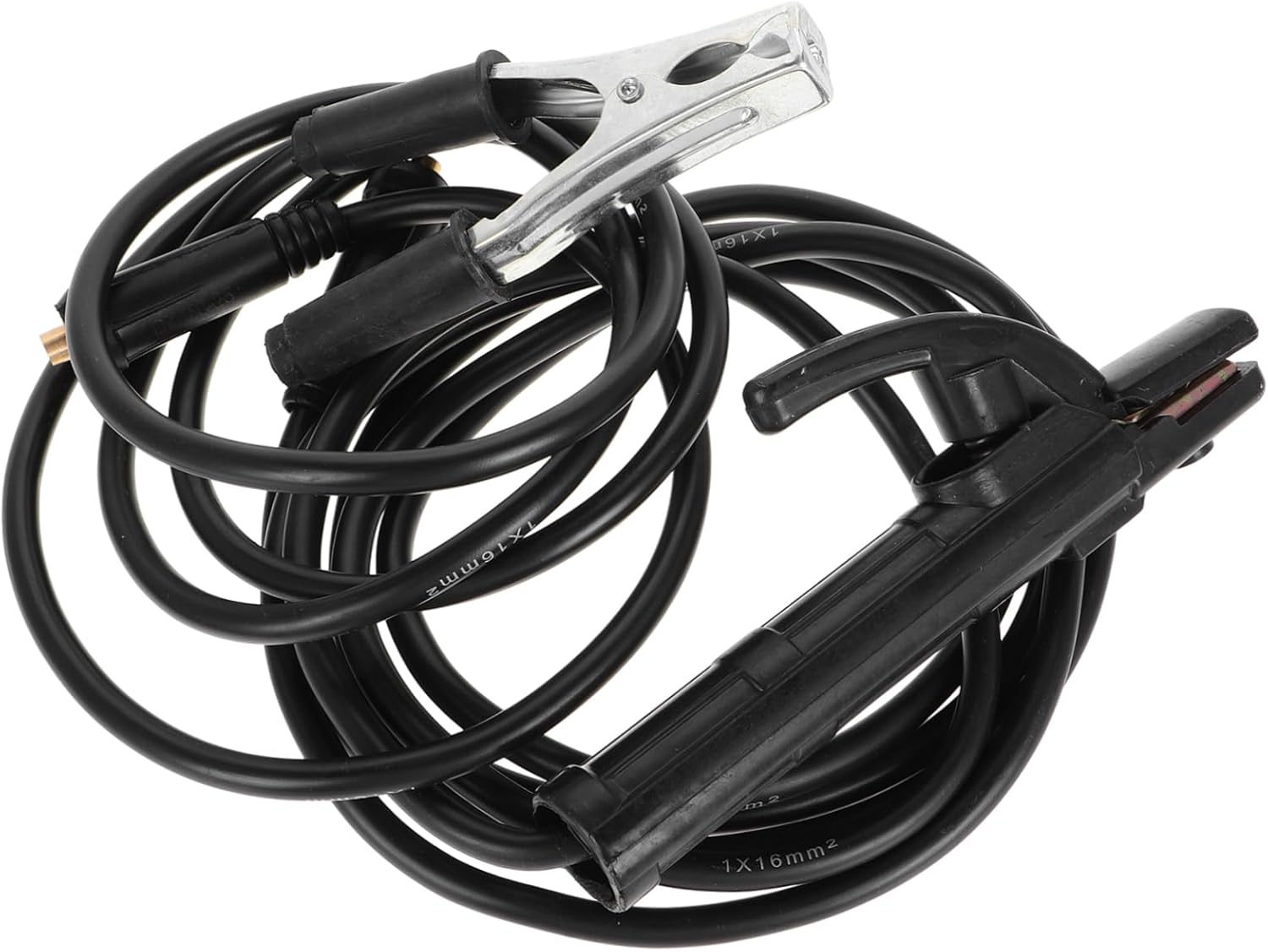 Welding Ground Clamp Kit Heavy Duty Electrode Holder with Cables Mini Welding Rods Grounding Accessories