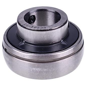 Insert Ball Bearing W/Groove 3/4" UC204-12 GY1012KRRB for P204 F204 | FL204 T204 PA204 FA204 FB204 UC204-12G YAR204-012