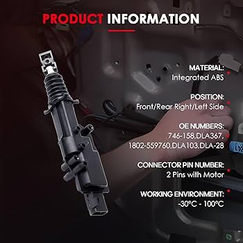 Amazon.co.jp: cciyu ドアロックアクチュエータ フロント/リア