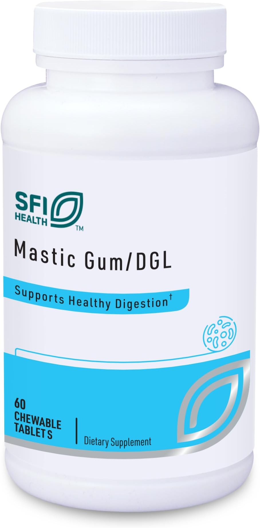 Klaire Labs Mastic Gum/DGL Chewable DGL Licorice Chew for Digestion Support