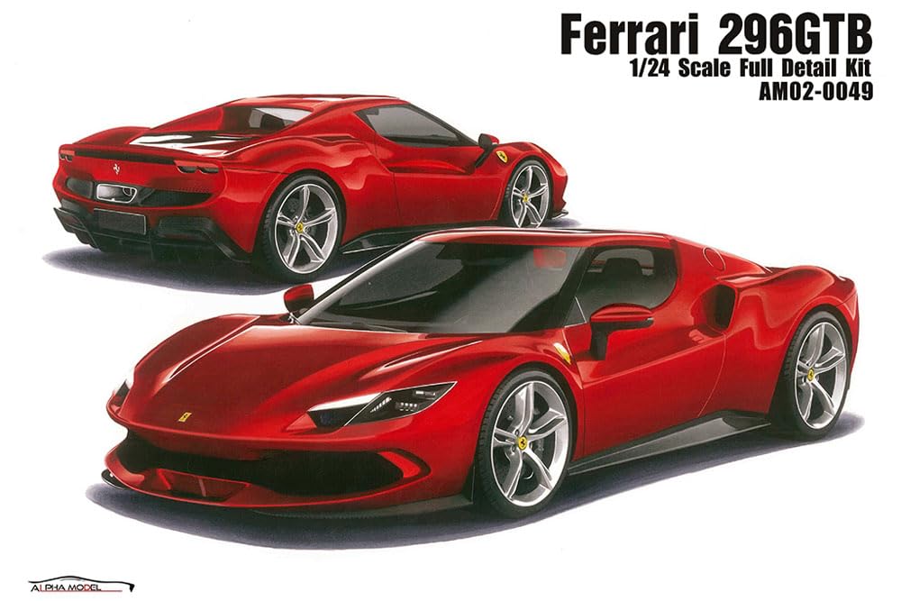 Amazon | ホビーデザイン ALPHA Model 1/24 フェラーリ 296GTB フル
