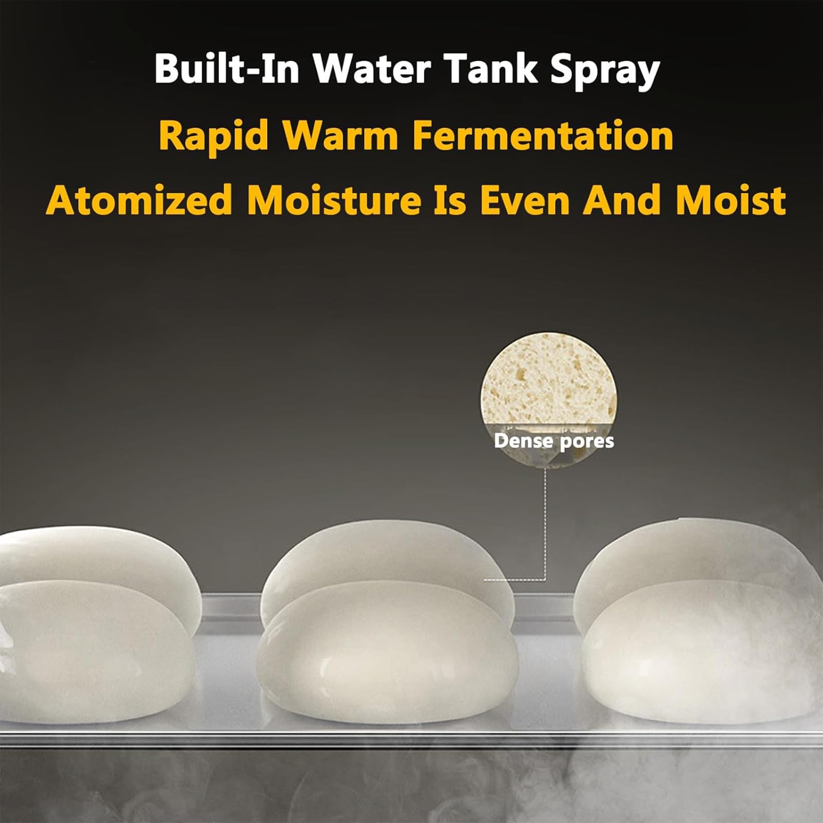 Máquina De Fermentación De Masa Comercial, Caja De Fermentación Inteligente De 5 Capas De 70 litros, Control Dual De Humedad Y Temperatura, para Bollos Al Vapor, Yogur, Natto