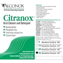 Alconox Citranox 1855 Liquid Acid Cleaner and Detergent, 55 Gallon Drum