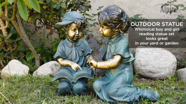 Amazon.com: Alpine Corporation GXT258A Outdoor Finely Sculpted Boy