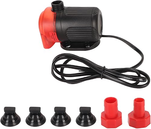 Miniatura 9 de Bomba sumergible, bomba de sumidero de agua ajustable de succión alta y baja de 0.2 pulgadas para jardín (enchufe de EE. UU. 110V)