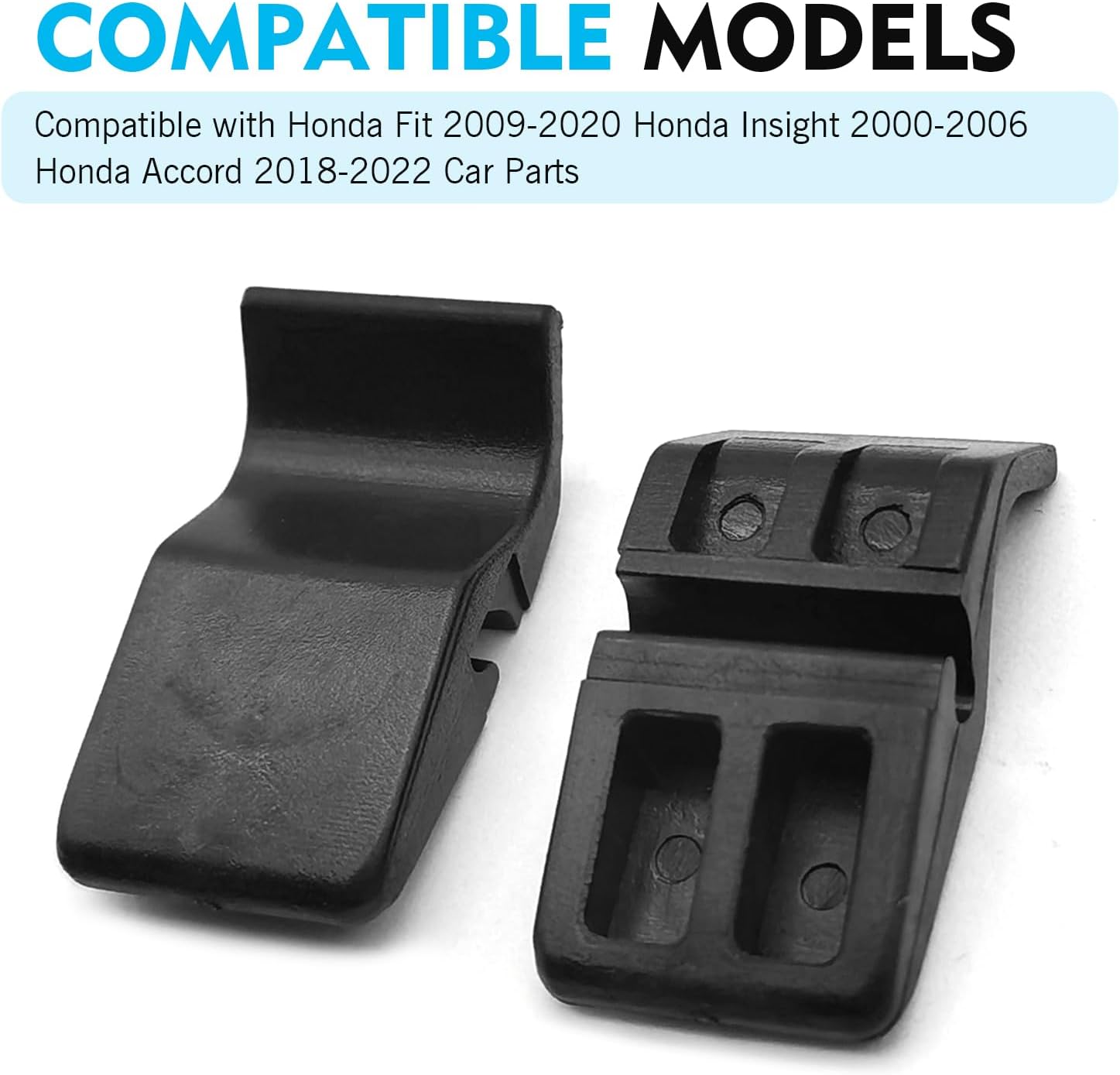2 PCS Car Air Filter Housing Clip, Car Air Filter Element Intake Housing Retaining Clip, Compatible with Honda 2009-2020, Insight 2000-2006, Accord 2018-2022 17219-P65-000 (Black)