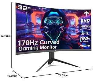 ☆美品 KTC 32インチ 湾曲ゲーミングモニター H32S17C FHD Amazon.co.jp: KTC 32インチ 湾曲ゲーミングモニター FHD 1080P