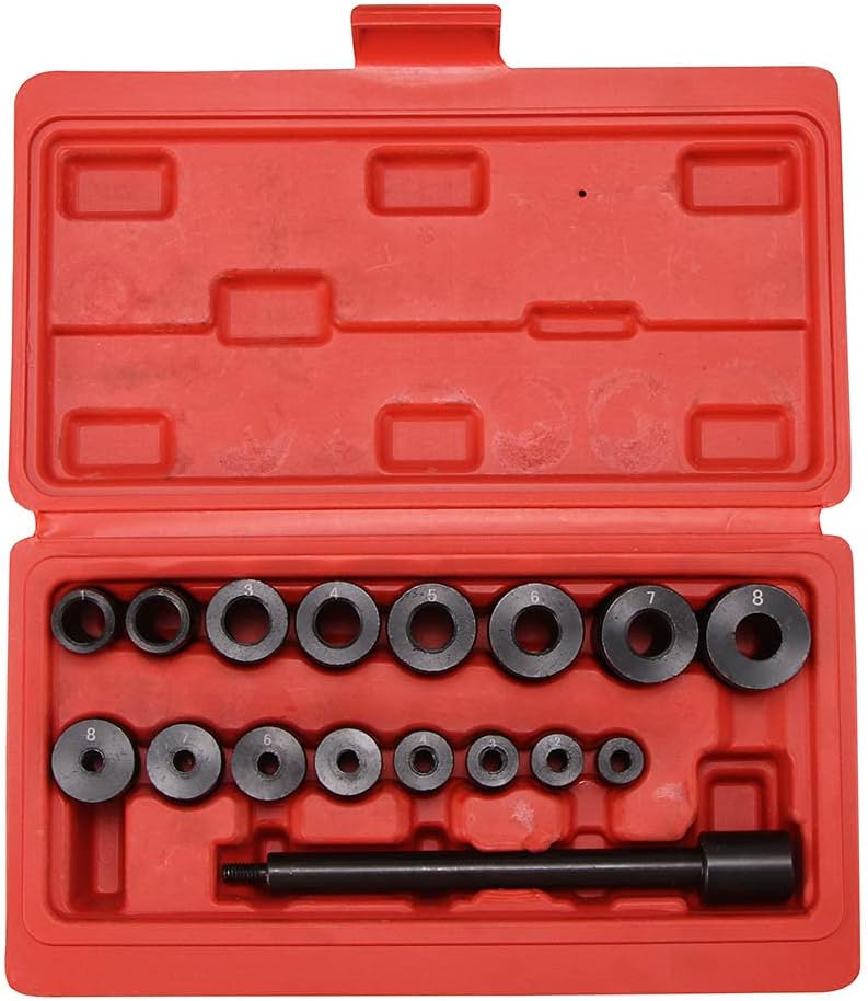 HRNAKDFKL 17 PCS Clutch Centering Tool, Clutch Spindle Universal Joint Set, Auto Centering Tools, Centering Clutch Kit : Automotive