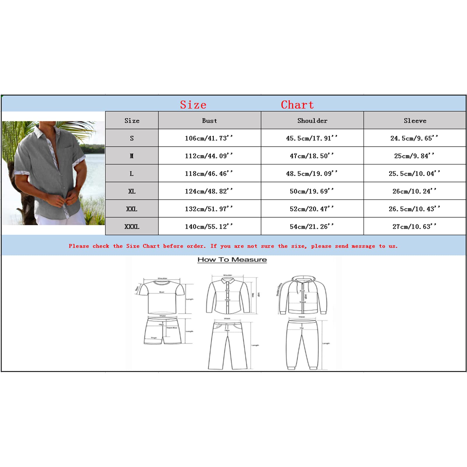 Herren Hemd Kurzarm, Kurzarmhemd Herren Sommer V-Ausschnitt Knopfleiste Sommerhemd Leicht Hemden Formell Herrenhemden Einfarbig Dünn Atmungsaktive Freizeithemd Regular Fit Business Outdoor Hemd Jacke
