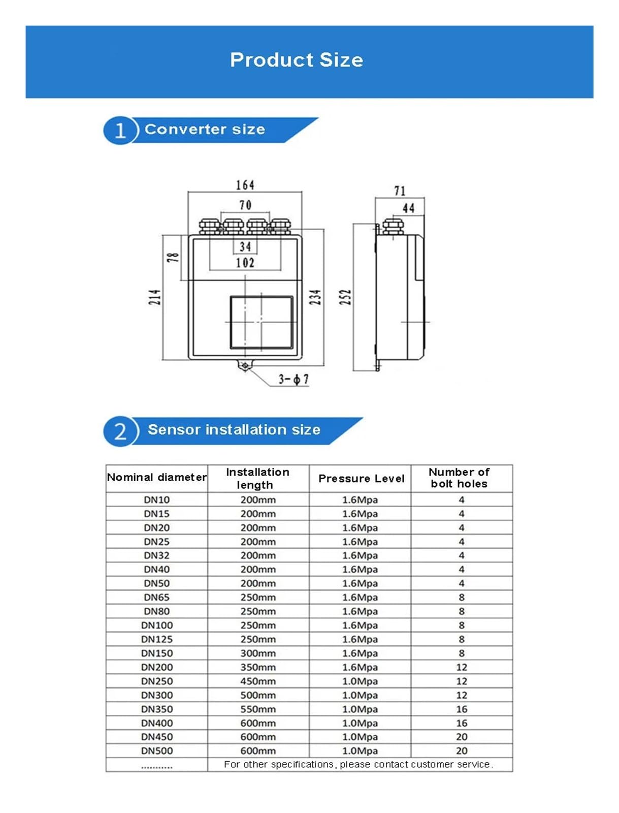 Caudalímetro electromagnético dividido for tuberías industriales, caudalímetro inteligente DN80 for aguas residuales. Garantizar la estabilidad(DN15)