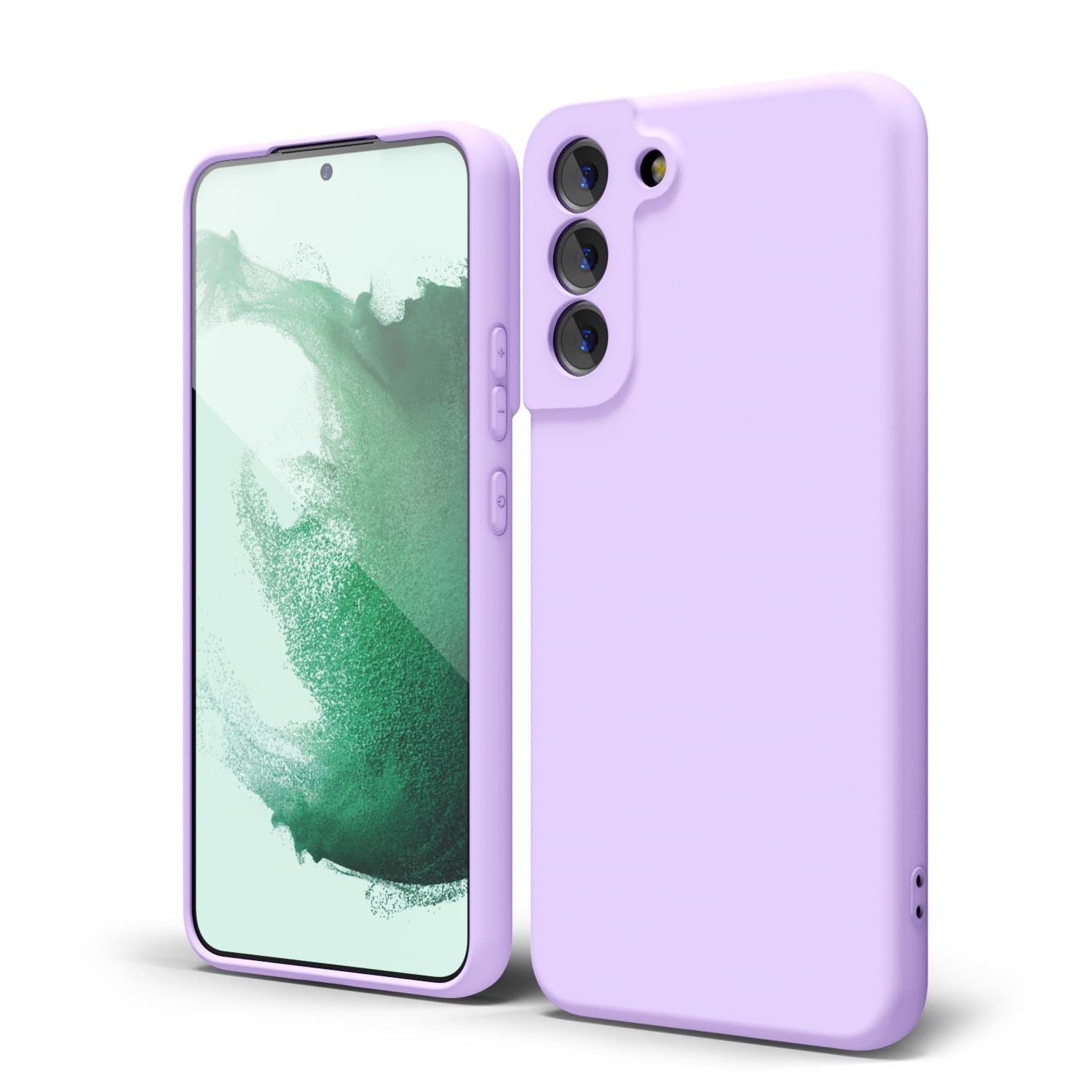 oakxco for Samsung Galaxy S24 Ultra Phone Case Liquid Silicone, Neon Bright Solid Color, Thin Slim Soft Rubber Gel Matte TPU Plain Simple Cover for Women Girl Cute, Hot Pink Fuchsia — view 244