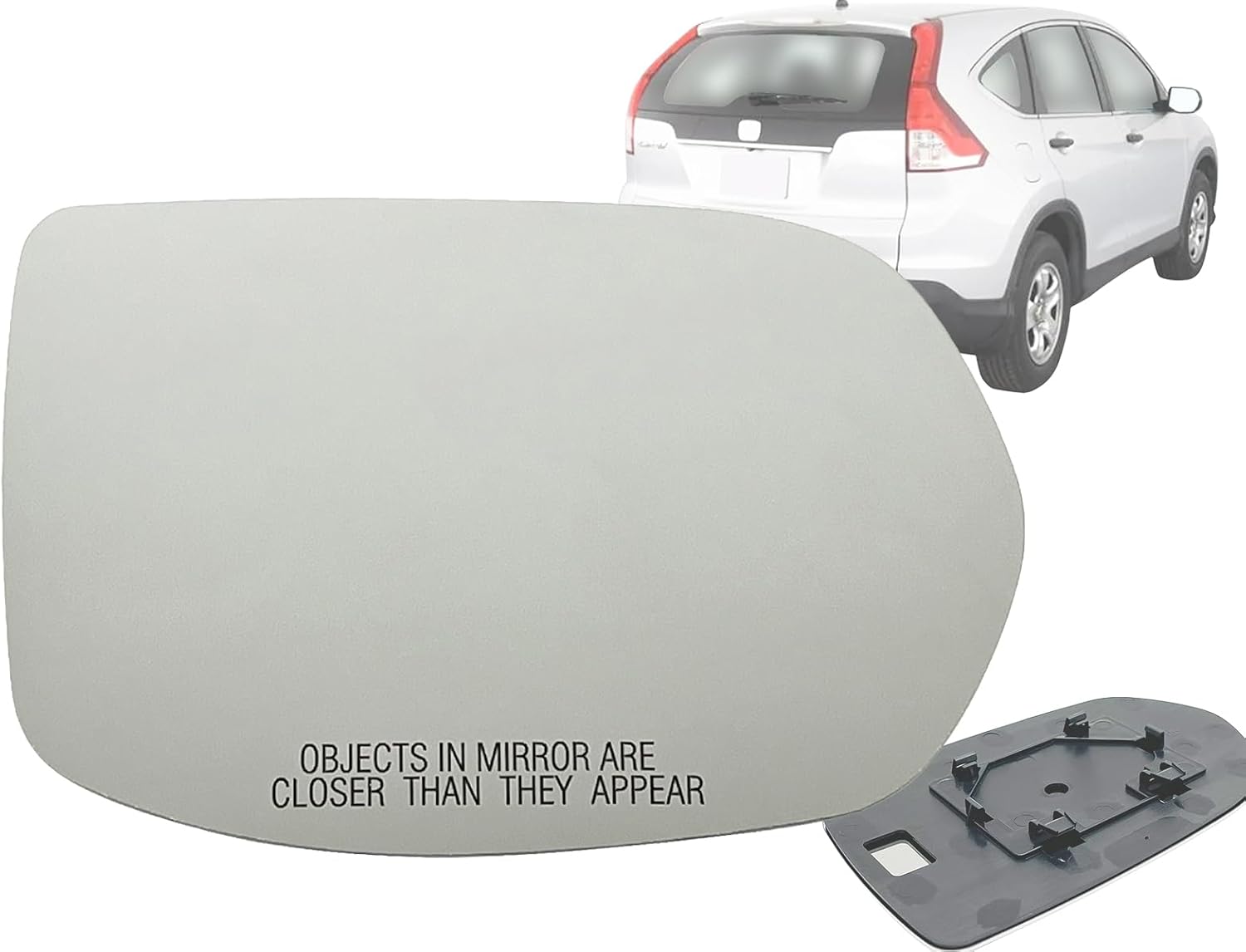 APA Replacement Exterior Door Mirror Glass Non-Heated Compatible with 2012-2016 CR-V / 2016-2022 HR-V Passenger Right Side 76203T0AA01 HO1325114
