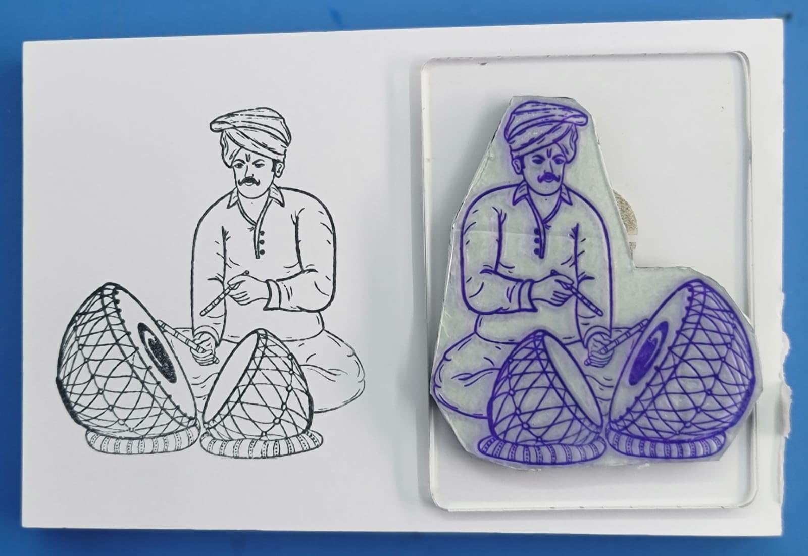 Stamp Shop Mehndi Supporting Tools Dhol Tasha 001-image-14
