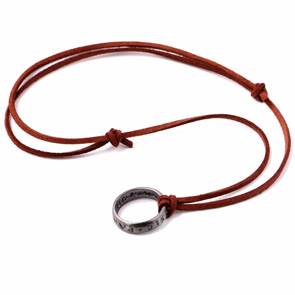 Collana Metallo Nichel Free Uncharted Anello Nathan Drake SIC Parvis Magna Videogiochi Serie TV Cosplay