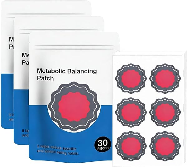 90 Stück Abnehmpflaster, Metabalance Patch, Berberin Pflaster Hautfreundliches Pflaste, Diskret & Komfortabel Für Erwachsene, Einfache Anwendung für alle Körpertypen, Vorteilspack - 1