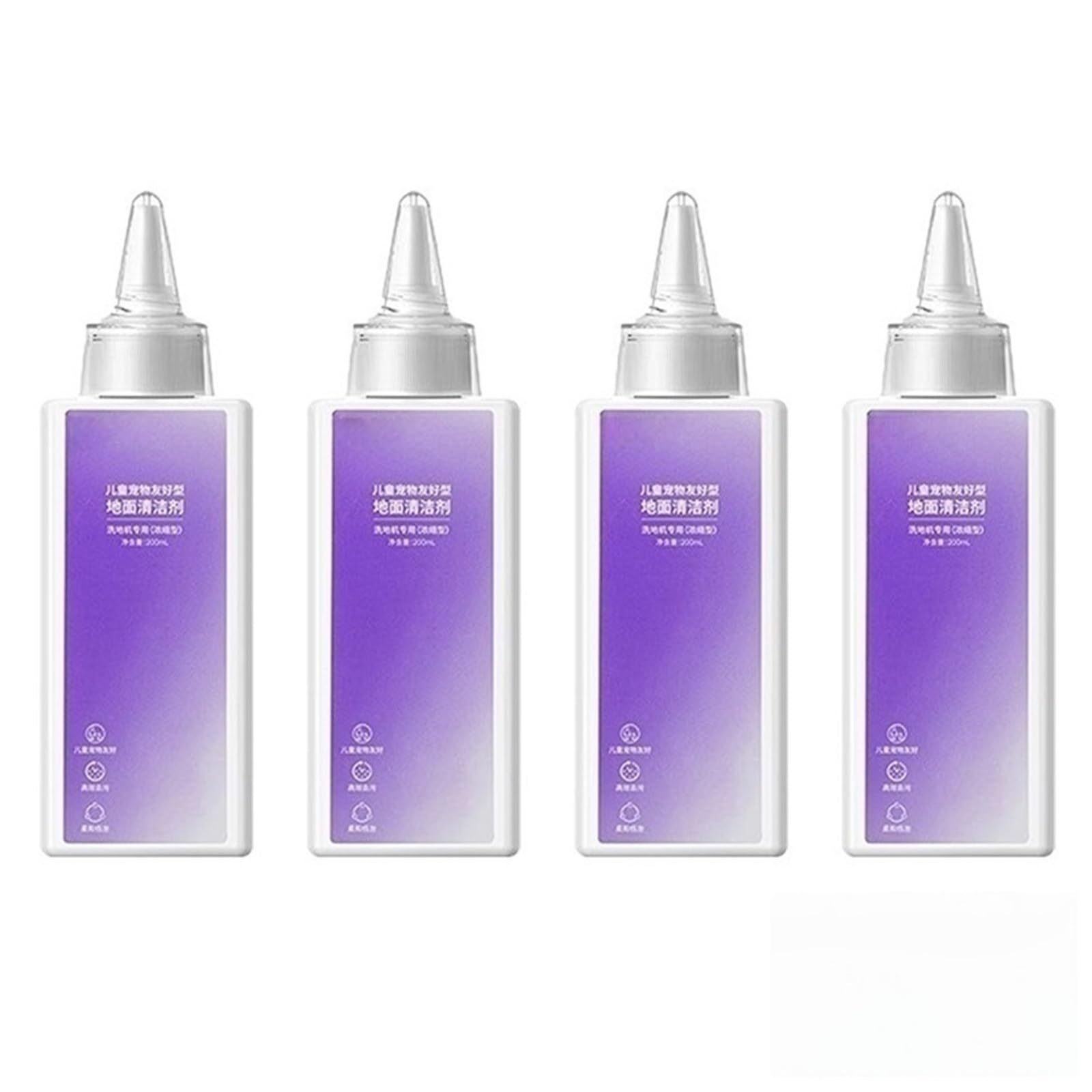 Solución de limpieza de pisos, Compatible con Narwal S10/S20 Pro/ S2/S2 Island/S3/S30/F1/S1Max Ultra/S1 HA8, detergente líquido for fregona Robot de 200ML(4pcs)