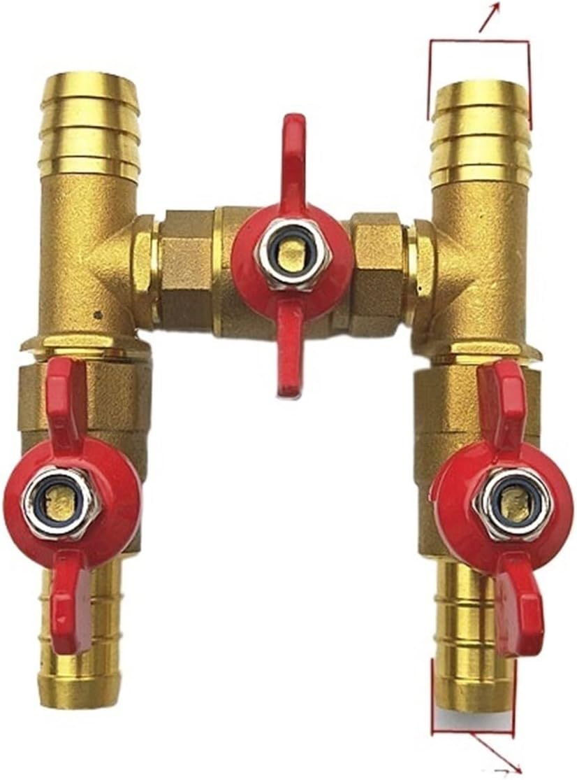 1psc 3 way fuel valve For fuel tank heating 3 way fuel selector valve 6-port ball valve For fuel tank heating(1-L-type)
