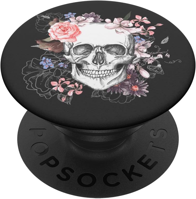 PopSockets Skull & Goth Phone Grip & Stand - Death Petal PopSockets PopGrip for MagSafe