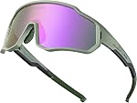 ROCKBROS Polarized Kids Sunglasses Boys Girls,Sports Cycling Glasses with Straps Baseball Softball Sunglasses Age 6-14