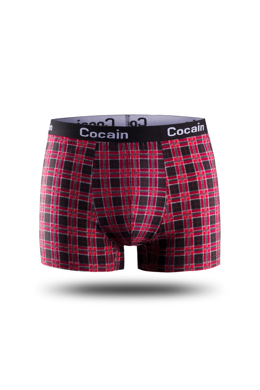 Cocain underwear - 5 Stück Marken-Boxershorts in Premiumqualität, eng anliegend, Grössen M L XL XXL