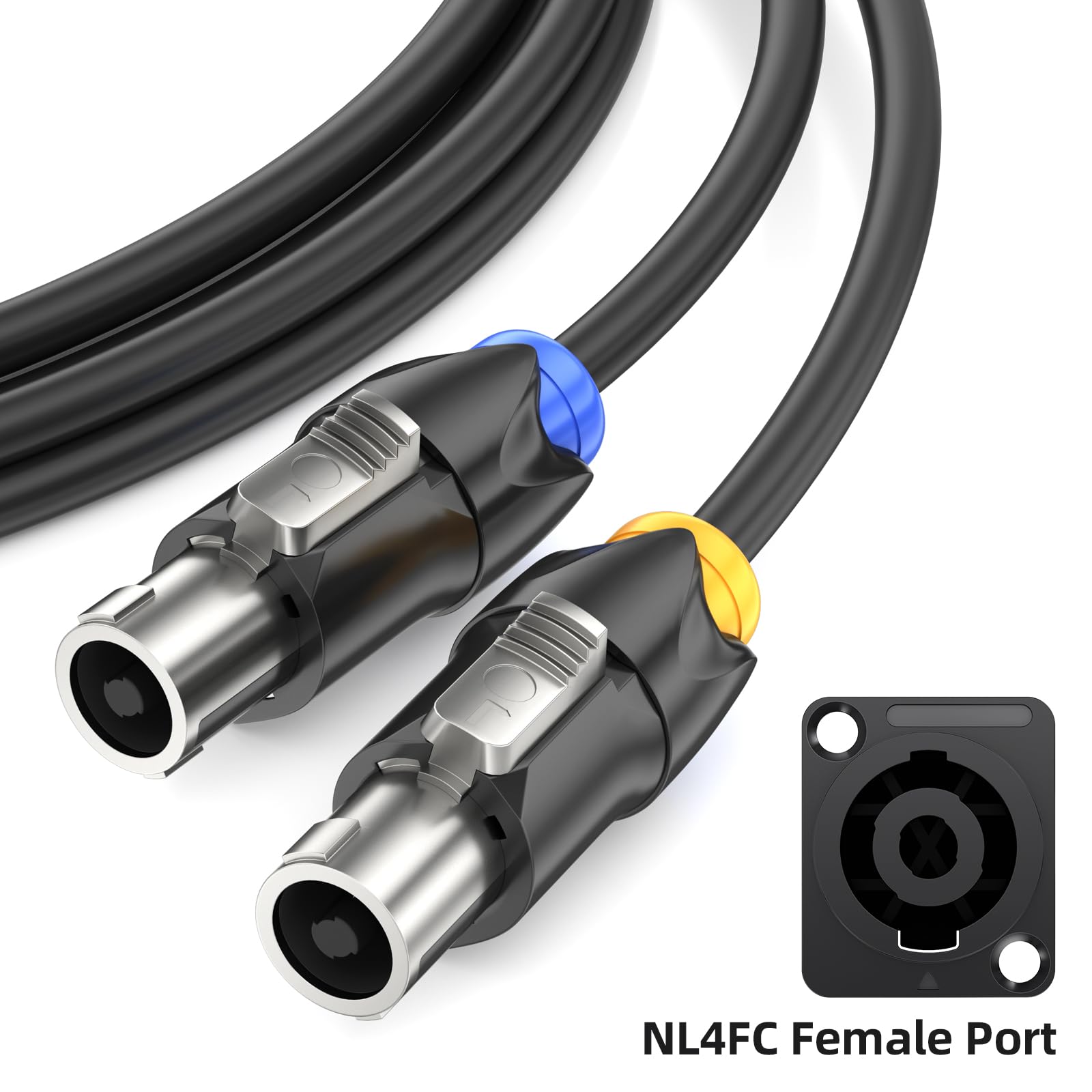 Greluma 4 Pz Spine Per Altoparlanti Audio,connettore Speakon A 4 Poli - Foto 5