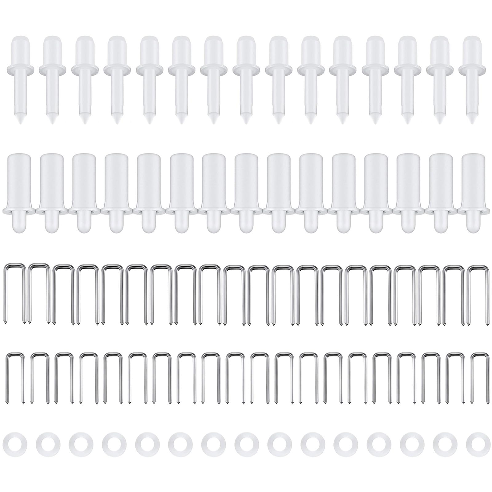 Oilmal Multicolor 85Pcs Plantation Shutter Tilt-Rod Louvers For Shutter Repair Pins Plantation Shutters Washers Kit Easy To Shutters Kit Louvers Tools