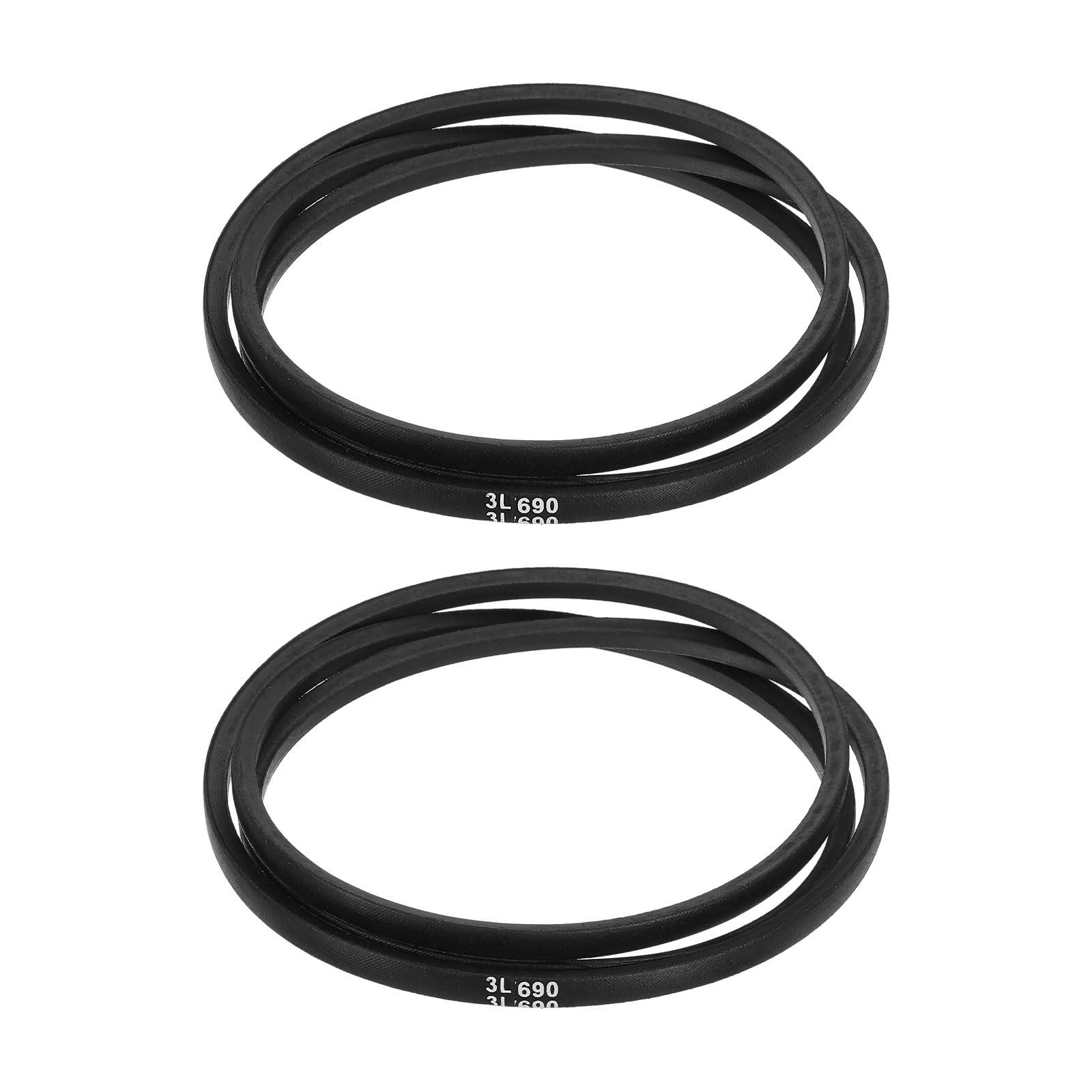uxcell 3L240 Classic Wrapped Rubber V-Belt, 24"(610mm) Outside Circumference, 3L Profile V Belt 3/8" Width 7/32" Height — view 153