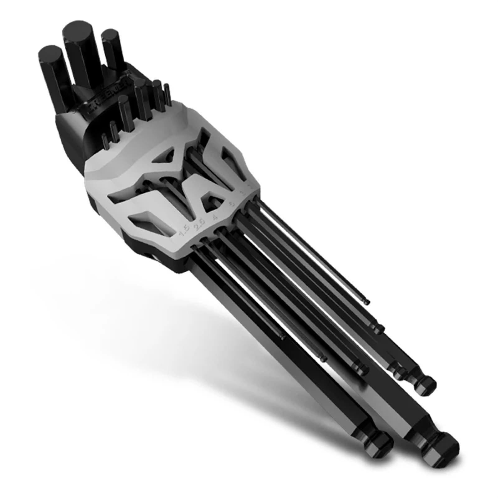 Hnulgvi B Long Type Hexagonal Spanner With Flat Head Hexagon Wrench Set Multifunctional Allen Spanner Mini Hex Key Kits Alloy Steel Universal Repair Tools(B Long)