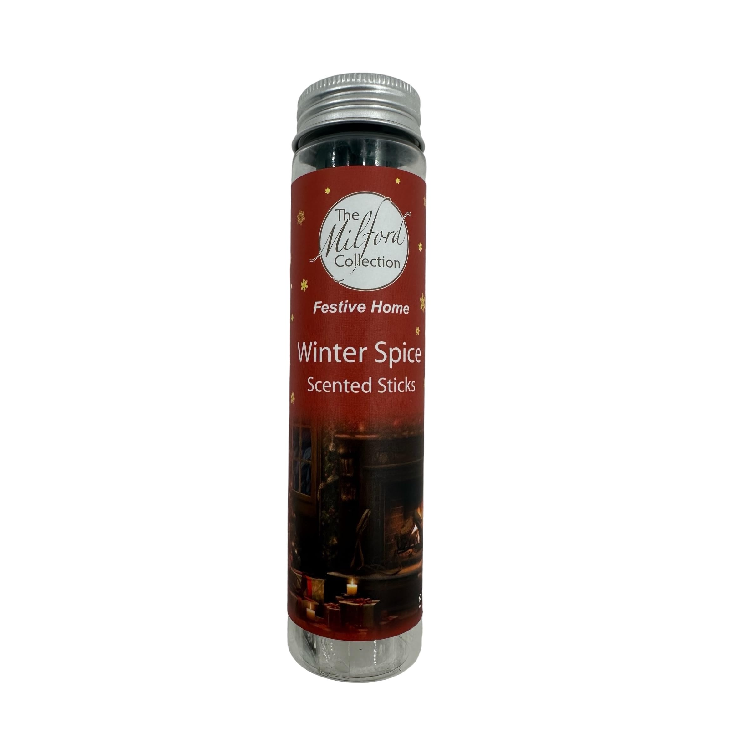 Milford Collection Red The Festive Home Fragrance Winter Spice Scented Sticks 6Pcs