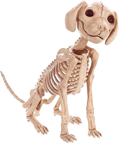 Amazon Hzb ハロウィーンの装飾 幽霊の住宅 シミュレーション 犬 スケルトン 骨 スケルトン ホラーバー 映画テレビ小道具 卓上装飾 置物 オブジェ オンライン通販