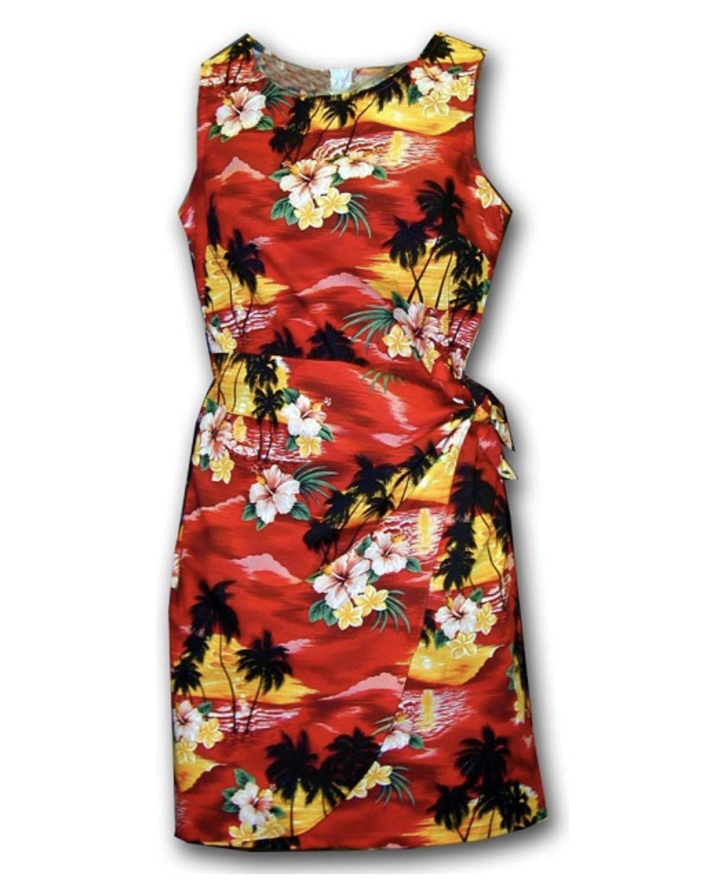 Pacific Legend Sunset Palm Hawaiian Dress - Womens Hawaiian Dress - Aloha Dress - Hawaiian