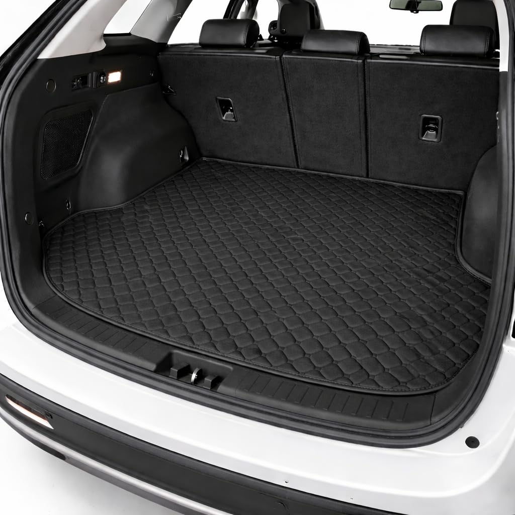Car Boot Mat for BMW X1 (2023-Onwards) | Black with Black | Custom Fit Dicky Mat Trunk Liner | Waterproof Anti-Slip Heavy Duty Rear Cargo Mat | Full Coverage Boot Protector-image-39