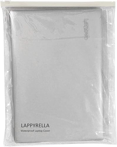 Miniatura 8 de LappyRella Funda impermeable para portátil de 17 pulgadas, a prueba de polvo, arañazos, translúcido, con cierre de cremallera, bolsa de PVC (16-17