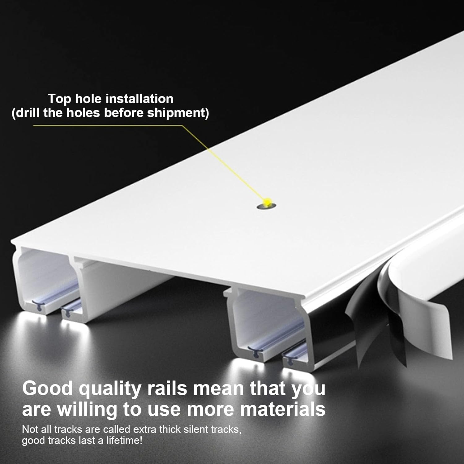 Curtain track ceiling mount,Basement ceiling covering,ceiling mounted curtain track,basement ceiling covering,Suitable for living room, shower room, bedroom, ceiling, RV, privacy, hotel, hospital ( Co