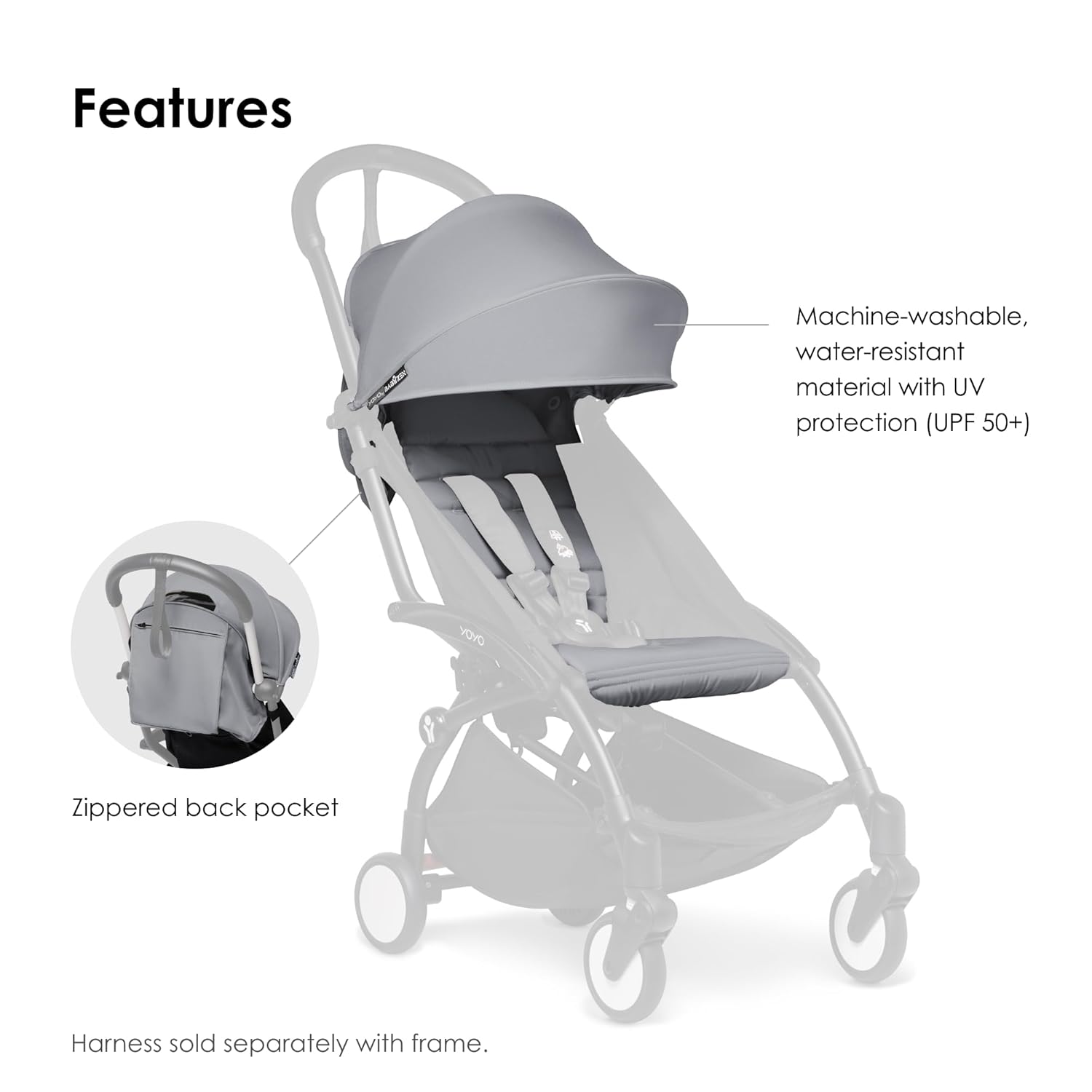 Babyzen YOYO 6+ CP Stone