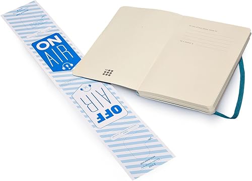 Vista 359 de Moleskine - Cuaderno clásico, tapa blanda, tamaño XL (7.5 x 9.5 pulgadas), a rayas/rayado, azul zafiro, 192 páginas Negro
