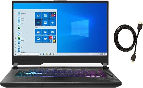 Asus ROG Strix G15 156 240Hz FHD IPS Gaming Laptop Intel 8-Core i7-10870H GeForce RTX 2060 32GB DDR4 RAM SSD de 1TB Teclado retroiluminado