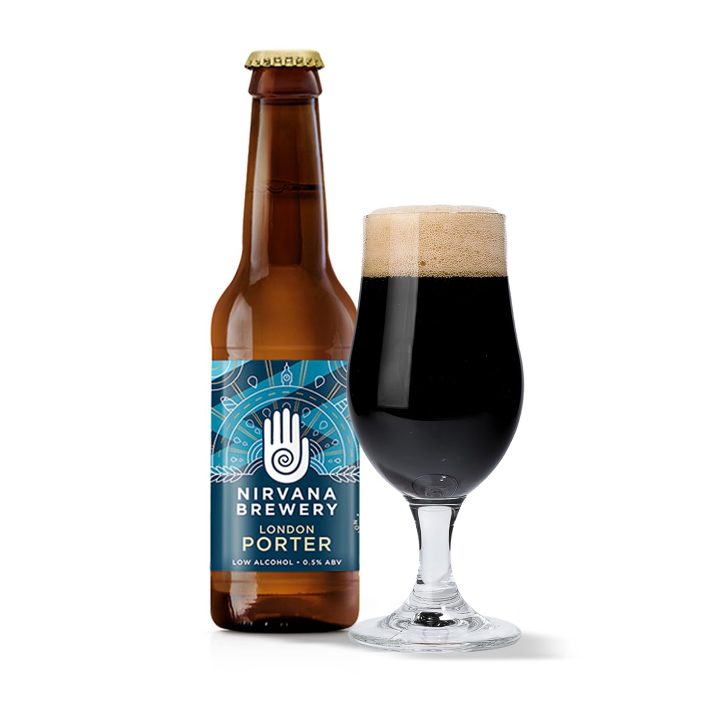 Porter Dark Beer 0.5% ABV | Limited Edition | Low Alcohol | Seasonal Special | UK's only Alcohol Free Brewery Certified Organic | Vegan | Low Calorie |
