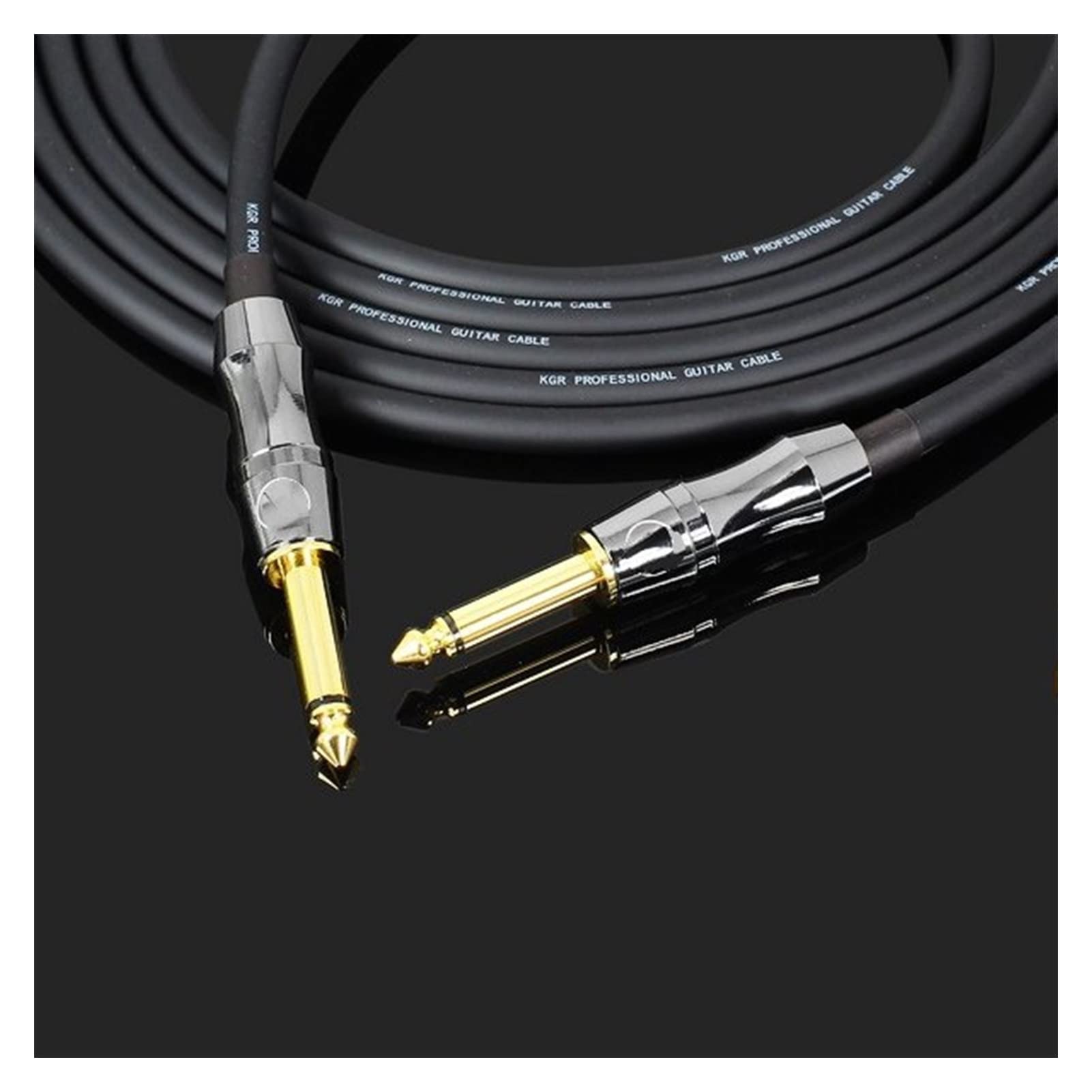 Gitarren instrumentenkabel Gitarre-Anschlusslinie E-Gitarren-Linie Elektronische Klavierrahmen-Trommellinie (Color : C, Size : 6m)