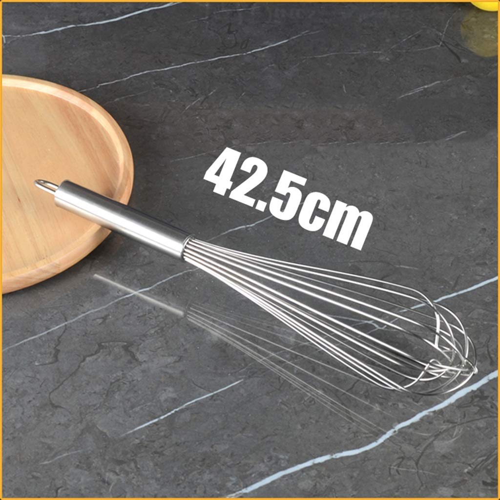 ZHANGXIAO Varillas De Batir, Engrosado Acero Inoxidable Robusto Durable Remover Masa Huevo Crema Cocina Horneando (tamaño : 61cm)