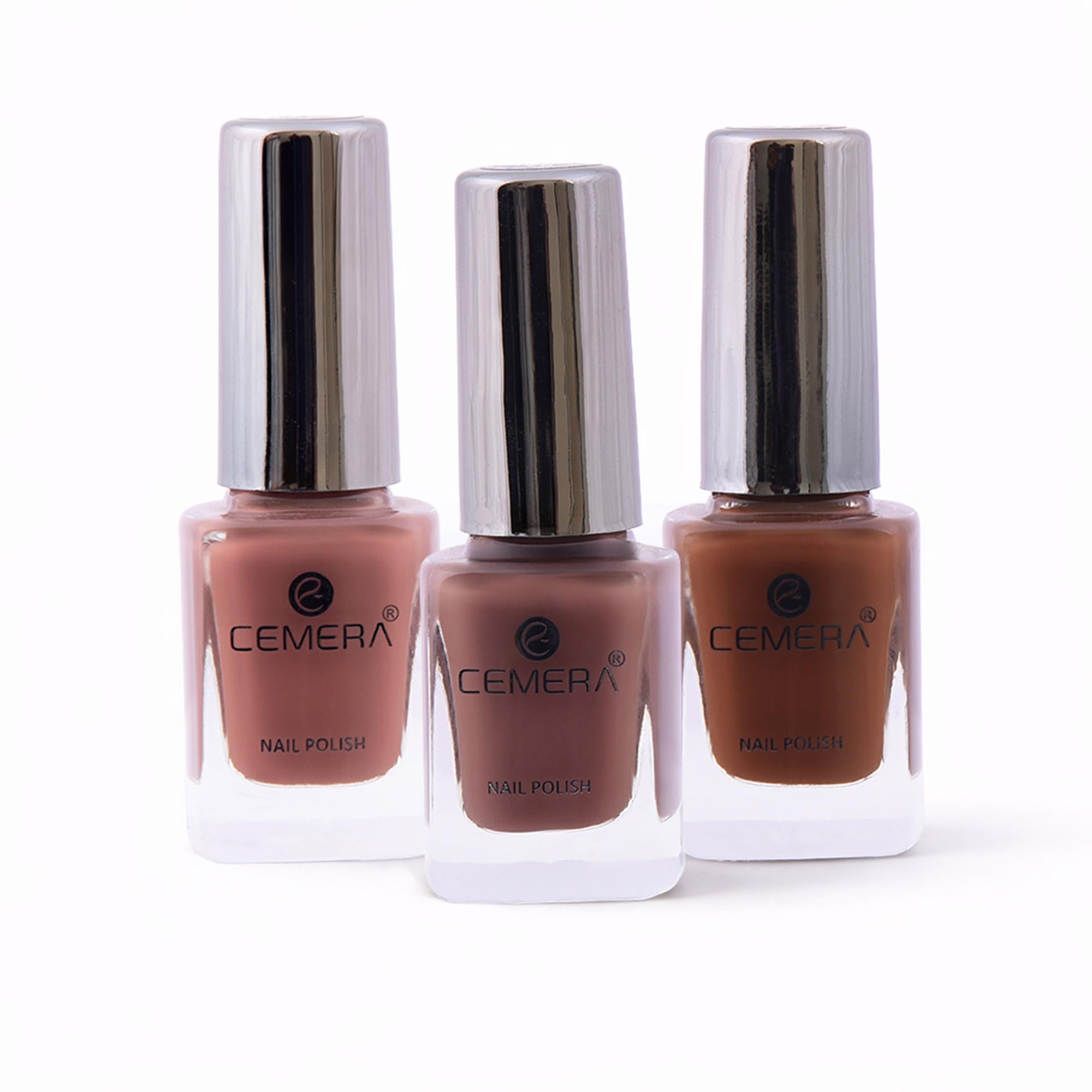 Nail Polish Combo – LUSTROUS Pack of 3 (10 ml Each) | High Pigment, Quick Dry, Long Lasting Salon Finish by CEMERA-image-34
