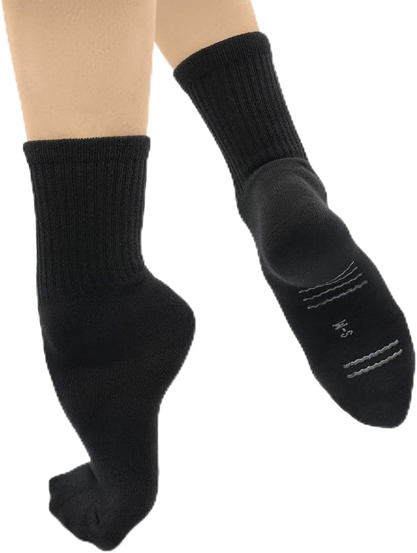 So Danca medias de baile veganos, acrílico, protección para dedos y talones, pierna acanalada - MD23 / MD24