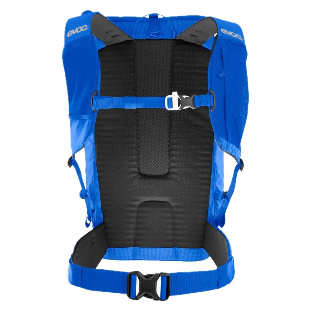 Plecak turystyczny EVOC SUMMIT 30, plecak (plecak sportowy z ergonomicznym systemem nośnym, wysokiej jakości plecak trekkingowy z praktycznymi przegrodami), Royal Blue