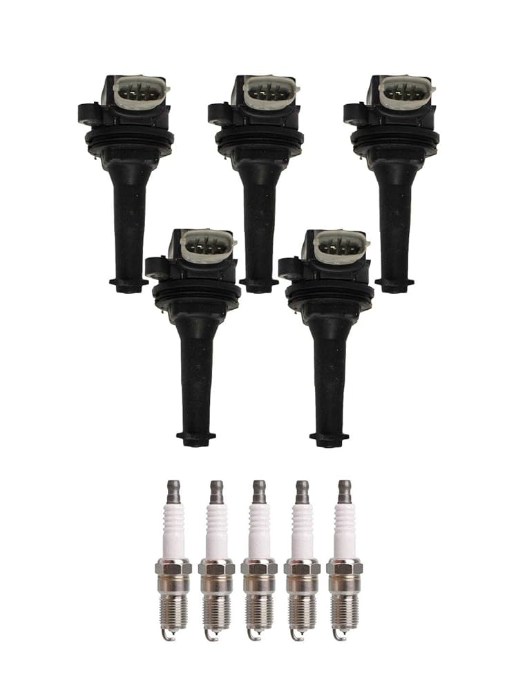 Amazon.com: ENA Set of 5 Ignition Coil Pack and 5 Platinum