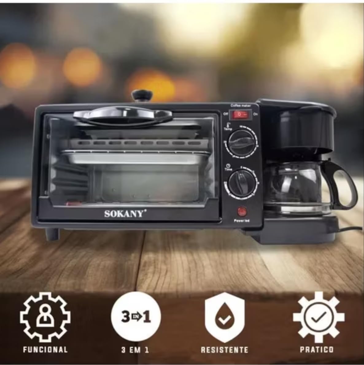 Máquina de Café da Manhã 3 em 1 (110, Volts) | Amazon.com.br