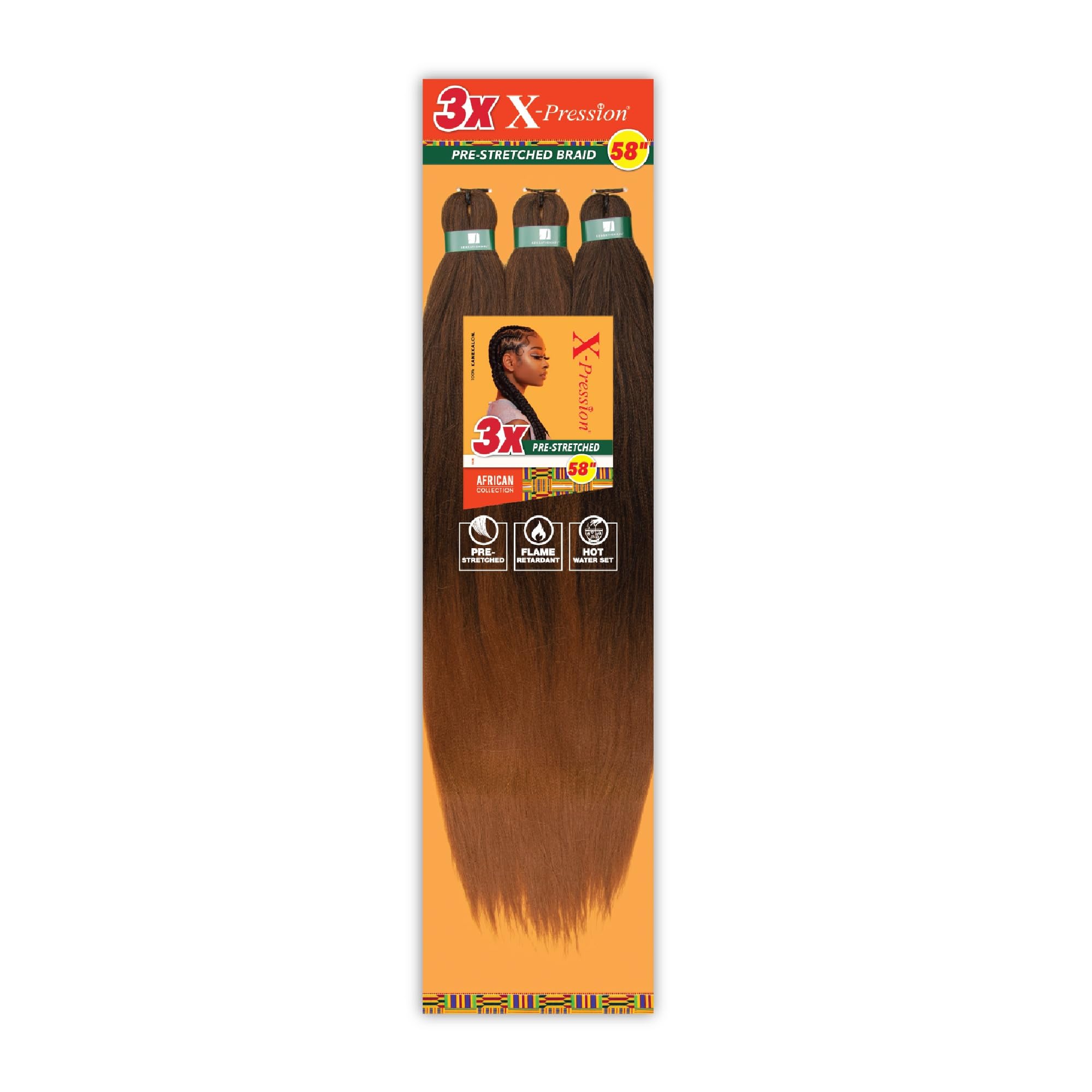 Amazon.com : Sensationnel X-Pression Prestretched Braids-3X 58in