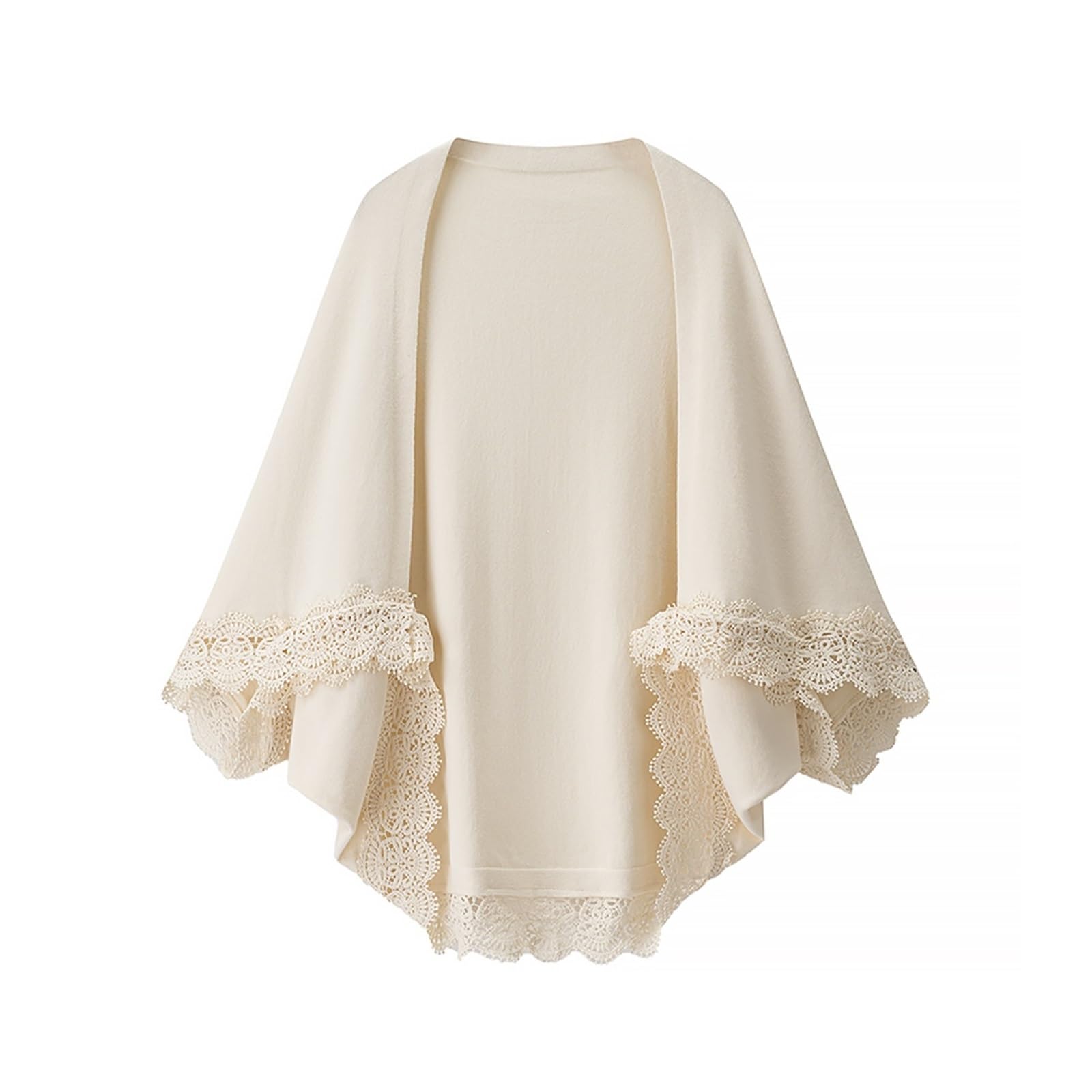Abrigo tipo chal de punto for mujer, estilo elegante for primavera y otoño Chal de invierno