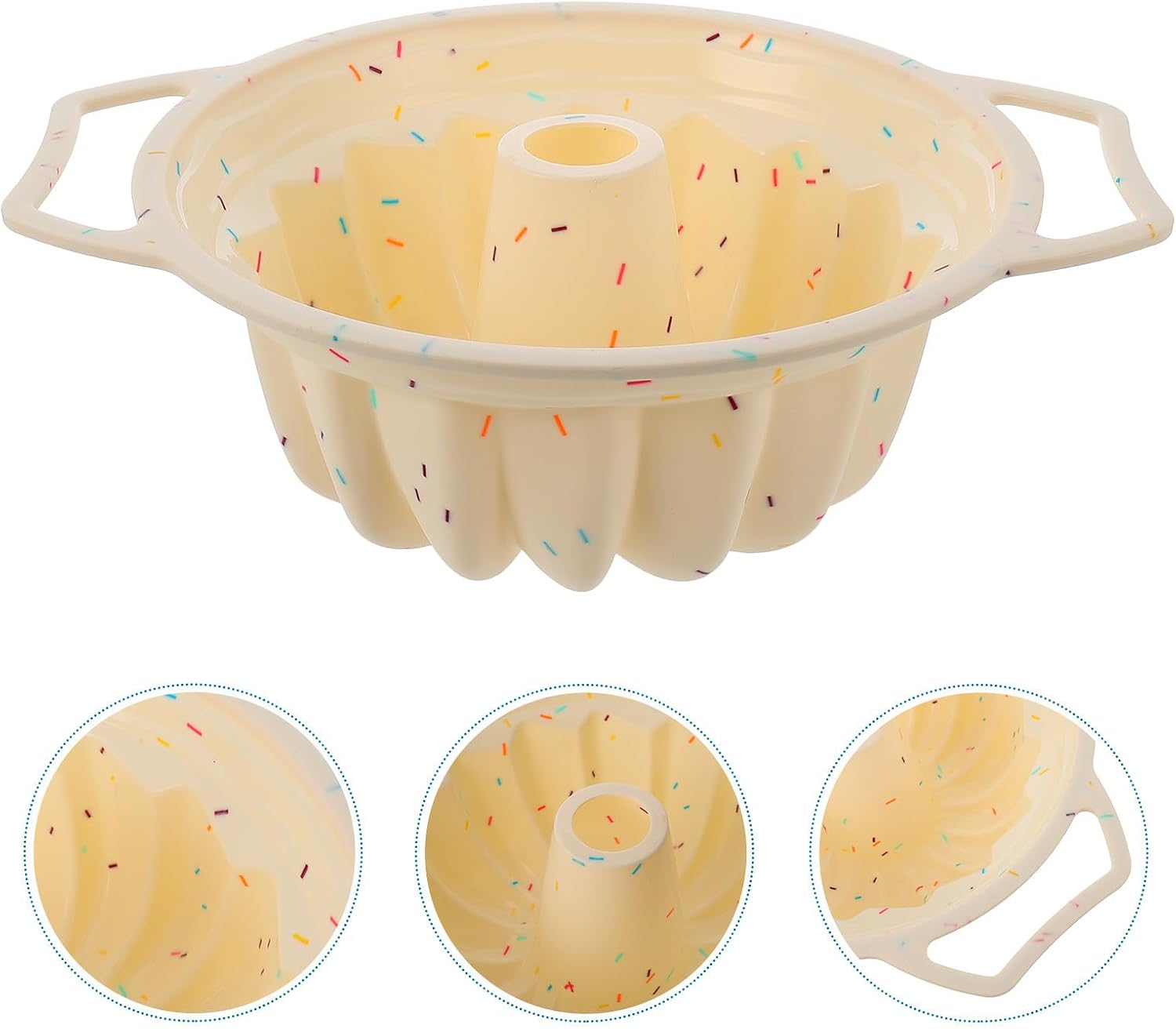 Ipetboom Silicone Cake Mold for Baking Biscuits and Donuts Environmentally Friendly and Easy to Clean DIY Baking Tray and Professional Cake Shop Use