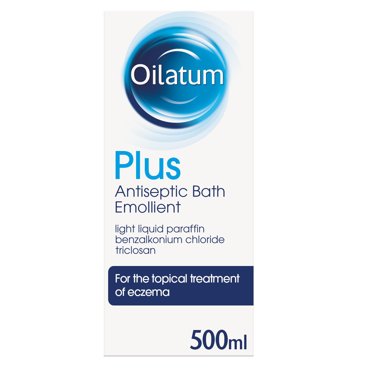 Oilatum Plus Eczema Antiseptic Emollient Bath Additive, 500 ml